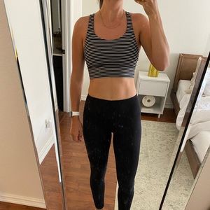 Striped Lululemon Energy Bra Long Line
